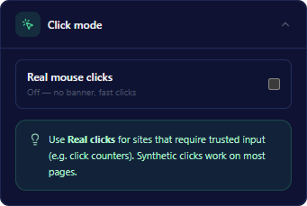Click Mode